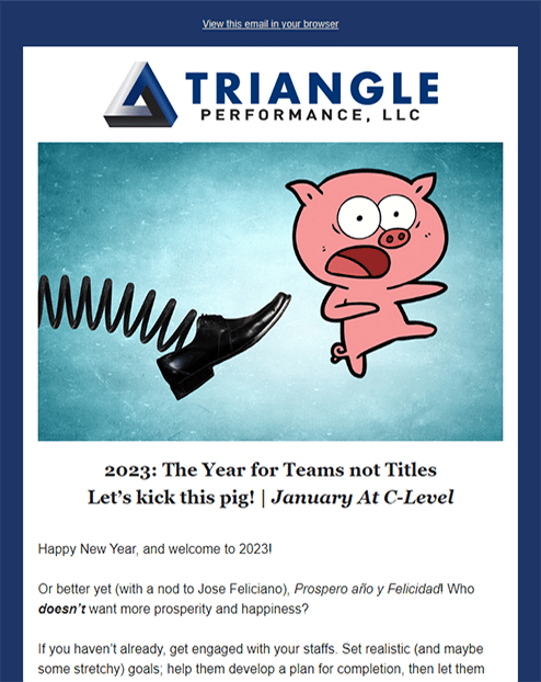 2023-02 Triangle Performance Newsletter